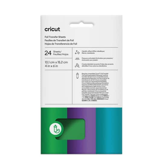 Cricut® Foil Transfer Sheets Sampler, Jewel